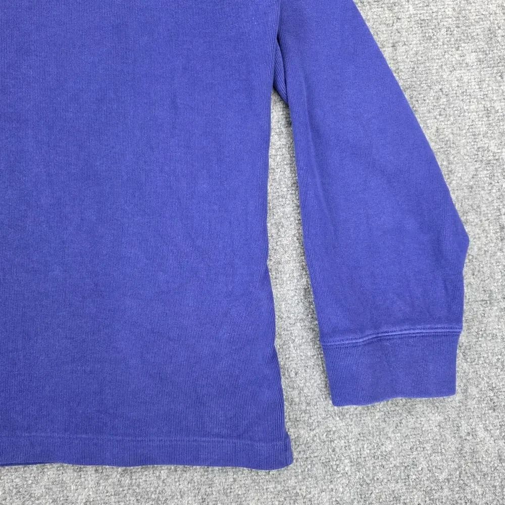 Polo Ralph Lauren Sweater Mens XXL Blue 1/4 Zip Pullover Red Pony Knit Preppy - Picture 16 of 16